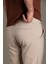 Erkek Bej Ipli Jogger Pantolon 5