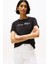 Kadın Th Script Logo Regular T-Shirt - Siyah 1