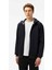 Erkek Regular Fit Kapüşonlu Sweatshirt - Siyah 1