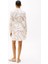 Kadın Th Fluid Viscose Mini Wrap Elbise - Ekru 2