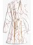 Kadın Th Fluid Viscose Mini Wrap Elbise - Ekru 5