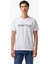 Erkek Regular Fit Baskılı T-Shirt - Beyaz 1