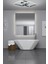 Kira Modern Tasarım Krom Renk Salon - Mutfak - Hol Beyaz LED 2 Li Avize 1