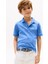 Erkek Çocuk Interlock Polo T-Shirt - Mavi 1