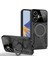 Realme C55 Kılıf Joy Lens Standlı Kapak - Siyah Ferrg 1