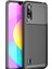 Xiaomi Mi 9 Lite Karbon Desenli Negro Silikon Kılıf 1