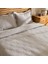 Elza Çift Kişilik Yatak Örtüsü Takımı Gri 4