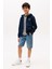 Erkek Çocuk Tommy Flag Fermuarlı Kapüşonlu Sweatshirt - Lacivert 1