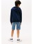 Erkek Çocuk Tommy Flag Fermuarlı Kapüşonlu Sweatshirt - Lacivert 2