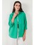 Pamuk Karışımlı Oversize Fit Uzun Kollu 2'li Paket Gömlek Bayan Gömlek 6781001S2 3