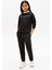 Unisex Çocuk Essential Pure Cotton Logo Jogger Eşofman Altı - Siyah 2