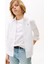Erkek Çocuk Solid Stretch Poplin Gömlek - Beyaz 1