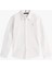 Erkek Çocuk Solid Stretch Poplin Gömlek - Beyaz 5