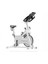 KR-602 Spin Bike Dikey Kondisyon Bisikleti Beyaz 1