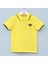 Erkek Çocuk Kısa Kol Polo Yaka Tişört - 15680 - Sarı 1