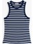 Kadın Th Ribbed Kolsuz Çizgili T-Shirt - Lacivert 5