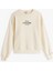 Kadın Th Logo Sweatshirt - Ekru 5