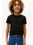 Erkek Çocuk Basic Pamuklu T-Shirt - Siyah 4