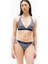 Kadın Th Baskılı Halter Bikini Üst - Lacivert 2