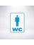 Wc Erkek Sticker 20X28 cm 1