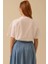Kadın Motif Detaylı T-Shirt - Beyaz 2
