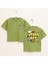 Erkek Çocuk Süprem Kısa Kol Tişört - (2 Yaş-7 Yaş) - 16878 - Çağla Yeşili 1