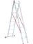 Elmas Serisi - 2 Parça x 2 Metre = 4 Metre A Tipi Alüminyum Merdiven - Yerli Üretim 1