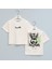 Erkek Çocuk Kısa Kol Tişört - 16941 - Vanilya 1