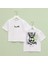 Erkek Çocuk Kısa Kol Tişört - 16941 - Beyaz 1