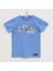 Erkek Çocuk Kısa Kol Yazlık Tişört - (9 Yaş-14 Yaş) - 16248 - Mavi 1