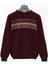 Erkek Uzun Kol Ince Sweatshirt - 189406 - Koyu Bordo 1