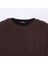 Erkek Uzun Kol Ince Sweatshirt - 189407 - Kahverengi 2