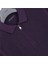 Erkek Şardonsuz Uzun Kol Ince Polo Yaka Sweatshirt - 180813 - Mürdüm 4