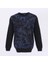 Erkek Şardonsuz Uzun Kol Ince Bisiklet Yaka Sweatshirt - 180978 - Marine 1