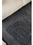 Akça Modern Tasarım Yıkanabilir Dokuma Kaymaz Taban Halı Yolluk Kilim Antrasit 4