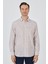 Kahverengi Kısalabilir Kol Cepsiz Pamuk Casual Comfort Fit Gömlek 1004250128 1