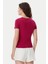 Kadın Tjw Yazı Logo T-Shirt - Bordo 2