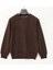 Erkek Triko Uzun Kol Ince Polo Yaka Sweatshirt - DS-3001 - Kahverengi 1