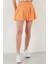 Desenli Beli Lastikli Slim Fit Mini 2'li Paket Şort Etek Bayan Şort Etek 5864024S2 2