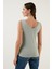 Slim Fit V Yaka Kalın Askılı 2' Li Paket Bluz Bayan Bluz 5864384S2 5