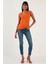 Slim Fit V Yaka Kalın Askılı 2' Li Paket Bluz Bayan Bluz 5864384S2 4