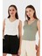 Slim Fit V Yaka Kalın Askılı 2' Li Paket Bluz Bayan Bluz 5864384S2 1