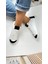 Günlük Kadın Sneaker Bağcıklı Tırtıklı Taban Süet Detaylı Yürüyüş Spor Ayakkabı 07 4