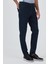 Koyu Lacivert Gabardin 5 Cep Düz Paça Casual Slim Fit Pamuklu Denim Pantolon 1023250154 3