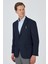 Koyu Lacivert Mono Yaka Bez Ayağı Tam Astar Esnek 4 Drop Comfort Fit Classic Ceket 1002250157 3