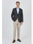 Siyah Mono Yaka Armürlü Tam Astar Esnek 6 Drop Comfort Fit Classic Ceket 1002250153 2