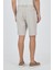 Bej Düz Esnek Gabardin Casual Şort 1016250150 5