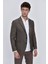 Desenli Mono Yaka Astarsız Likralı 6 Drop Comfort Fit Rahat Kesim Ceket 1002225169 1