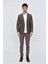 Desenli Mono Yaka Astarsız Likralı 6 Drop Comfort Fit Rahat Kesim Ceket 1002225169 2