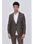 Desenli Mono Yaka Astarsız Likralı 6 Drop Comfort Fit Rahat Kesim Ceket 1002225169 5